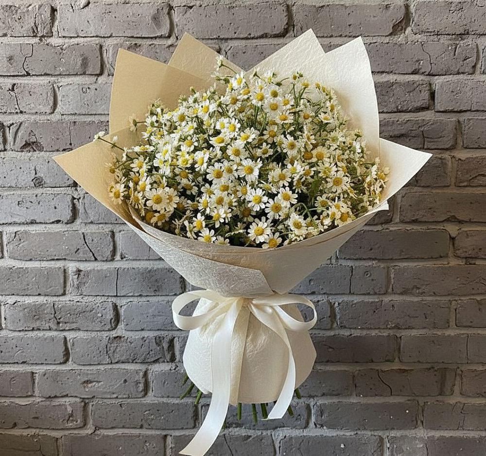 Букет цветов из: Ромашки в Рудничном Кемеровской области