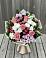 Букет цветов из: Альстромерии, Гвоздики, Розы и Хризантемы в Рудничном Кемеровской области