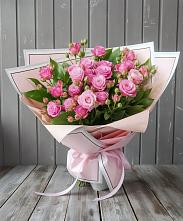 Букет Розовый кустик в Рудничном Кемеровской области