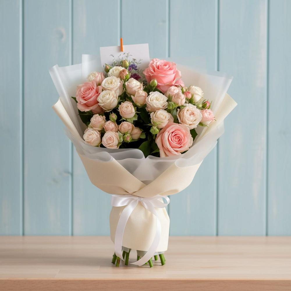 Букет цветов из: Розы в Рудничном Кемеровской области