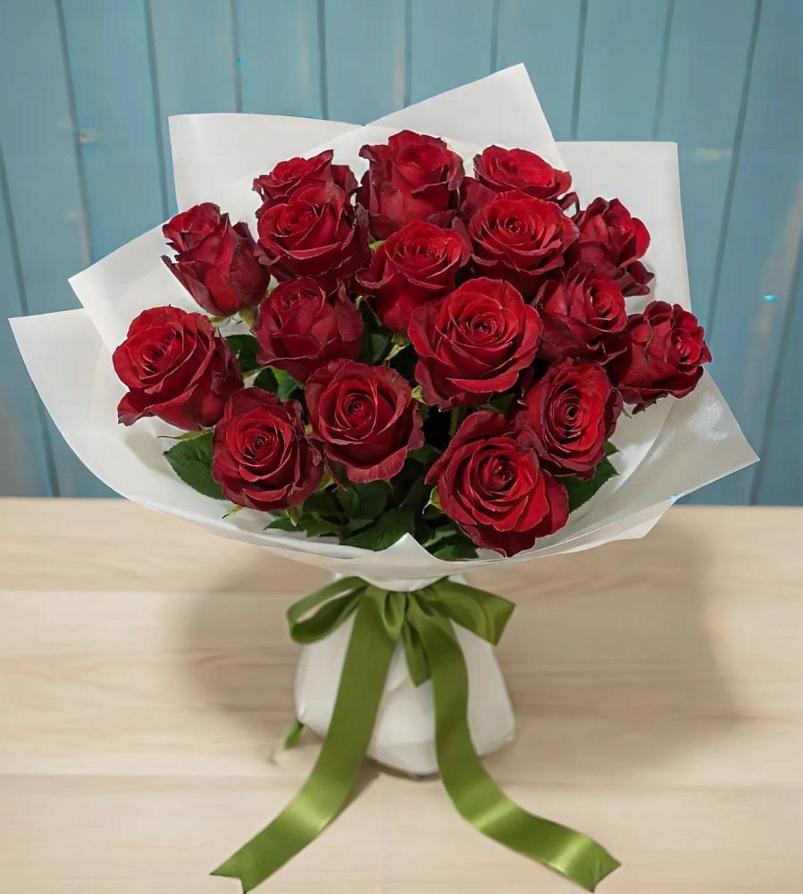 Букет Красные розы в Рудничном Кемеровской области