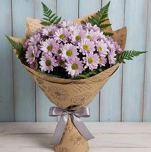Букет цветов из:  Хризантемы #REPLACE_PRED# Рудничном Кемеровской области