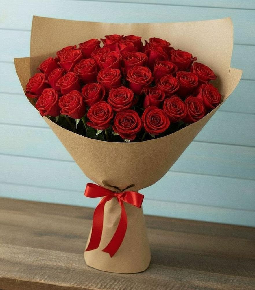 Букет Красные розы Милано в Рудничном Кемеровской области