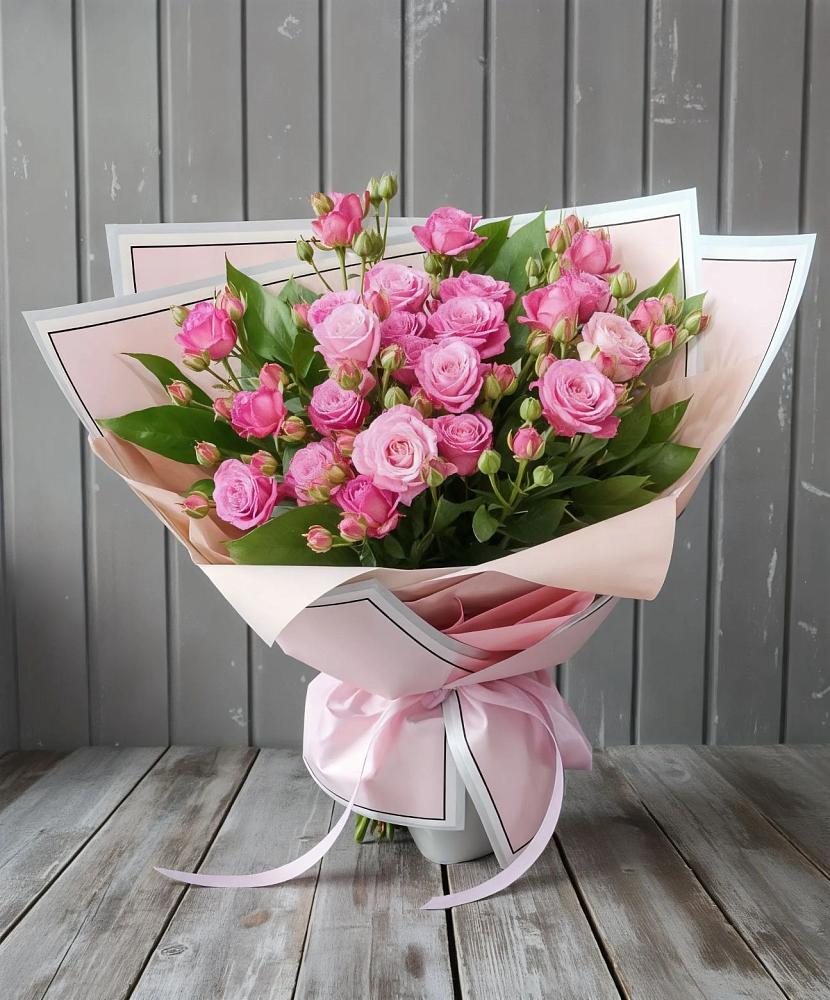 Букет Розовый кустик в Рудничном Кемеровской области