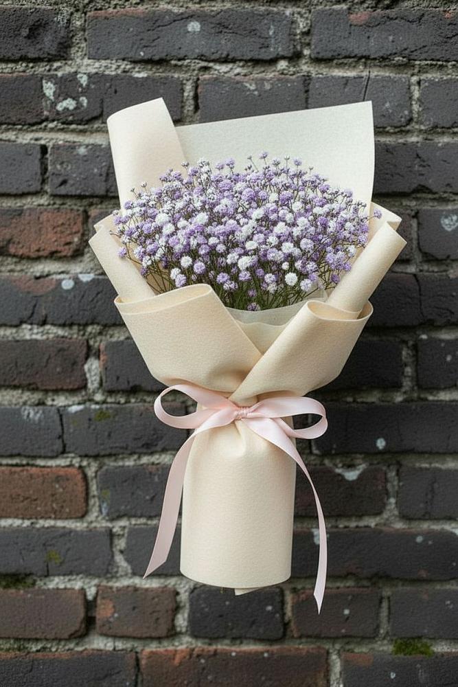 Букет цветов из: Гипсофила в Рудничном Кемеровской области