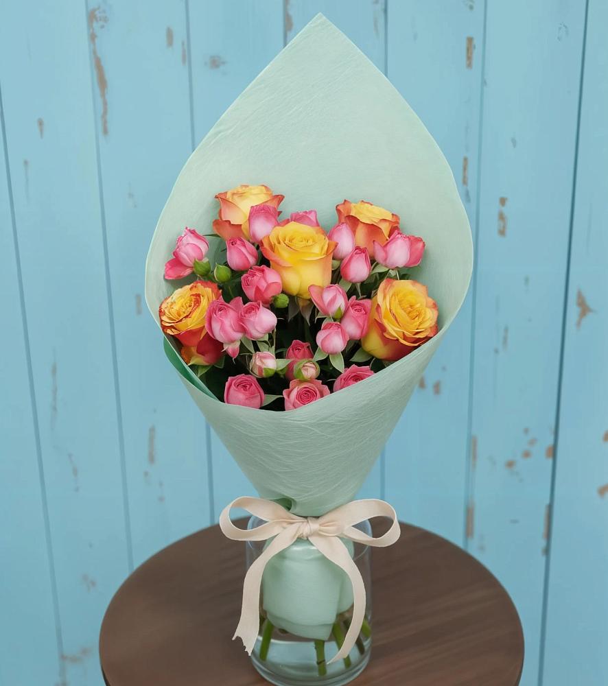 Букет цветов из: Розы в Рудничном Кемеровской области