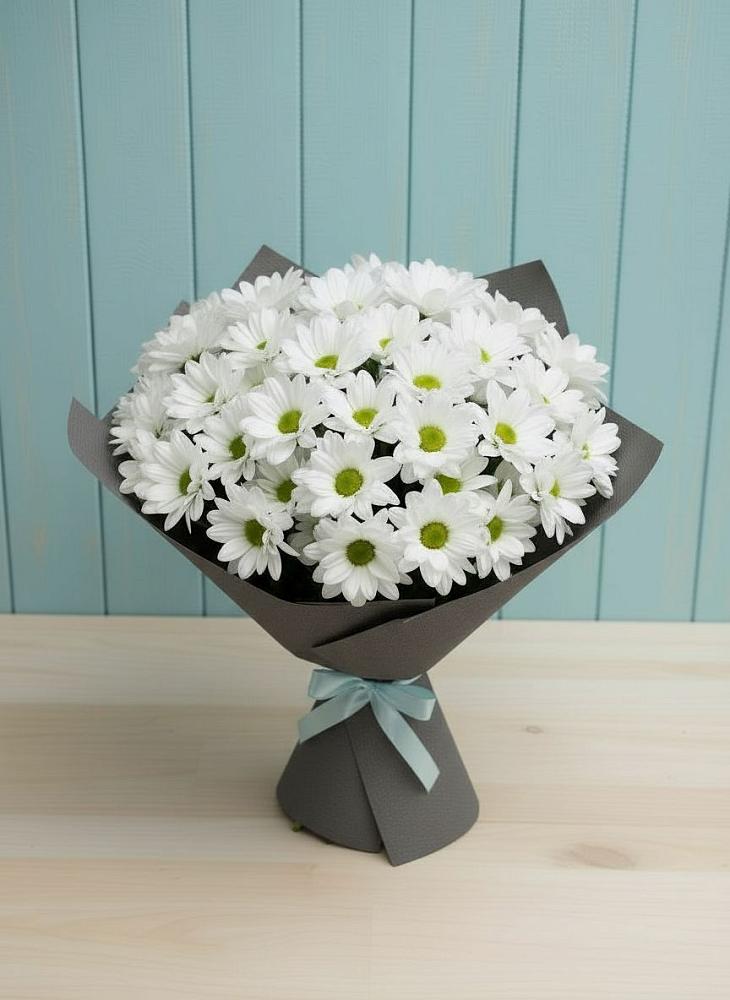 Букет цветов из: Хризантемы в Рудничном Кемеровской области