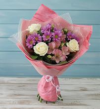 Букет цветов из:  Герберы в Рудничном Кемеровской области