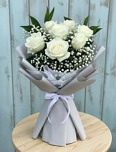 Букет цветов из:  Розы в Рудничном Кемеровской области