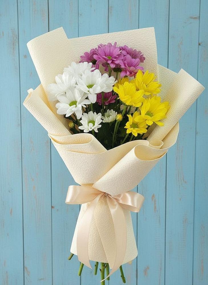 Букет цветов из: Хризантемы в Рудничном Кемеровской области