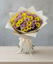 Букет цветов из:  Хризантемы в Рудничном Кемеровской области