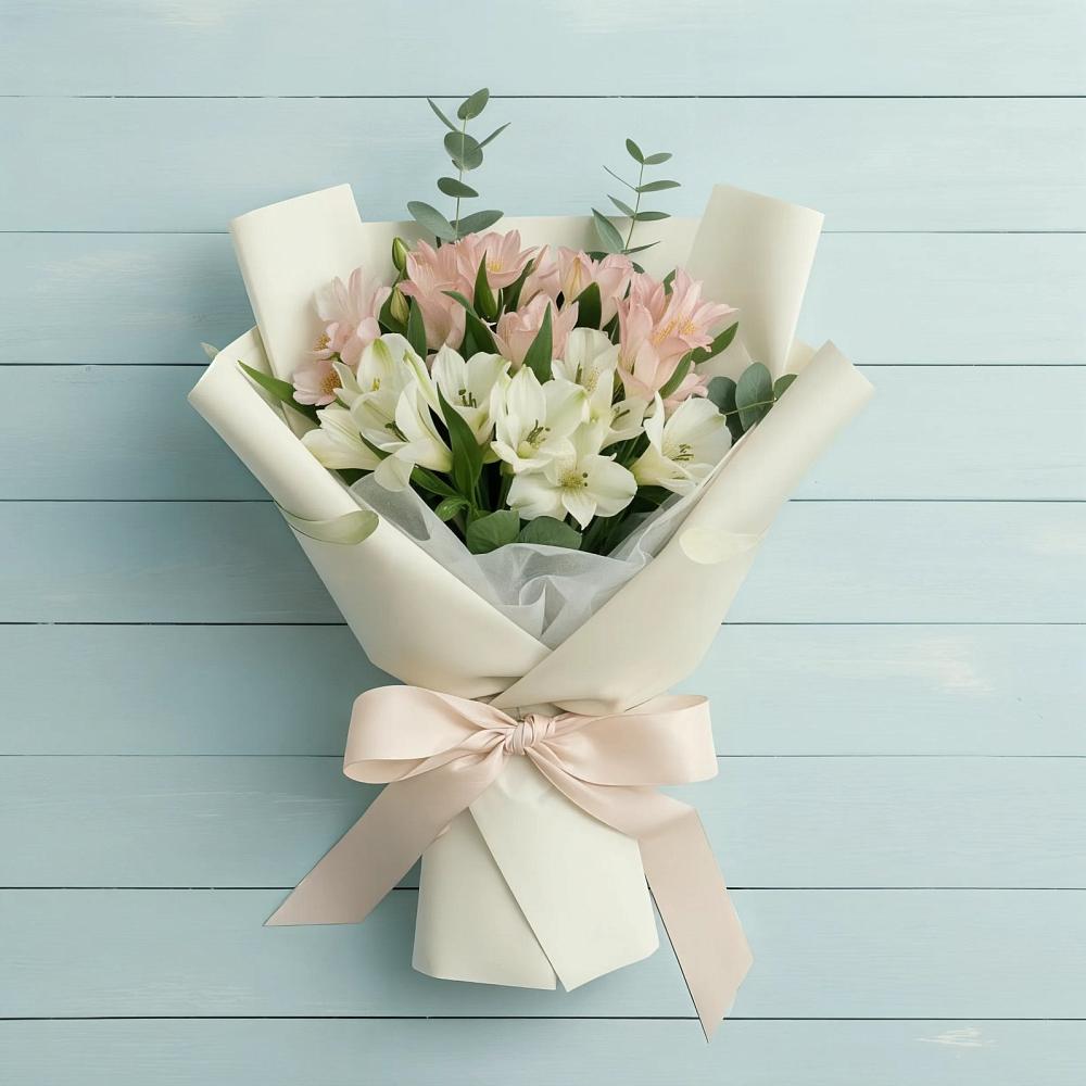 Букет цветов из: Альстромерии в Рудничном Кемеровской области