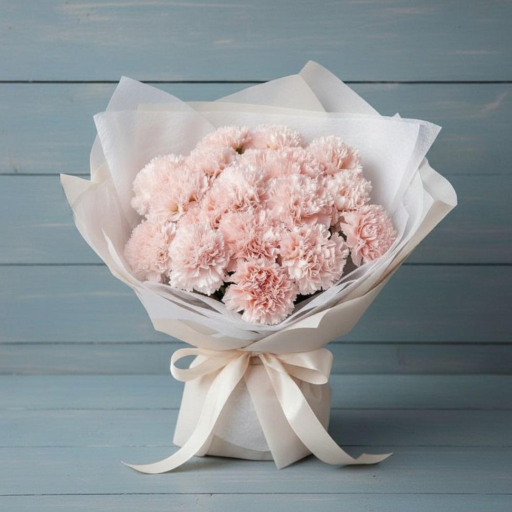 Букет цветов из: Гвоздики в Рудничном Кемеровской области