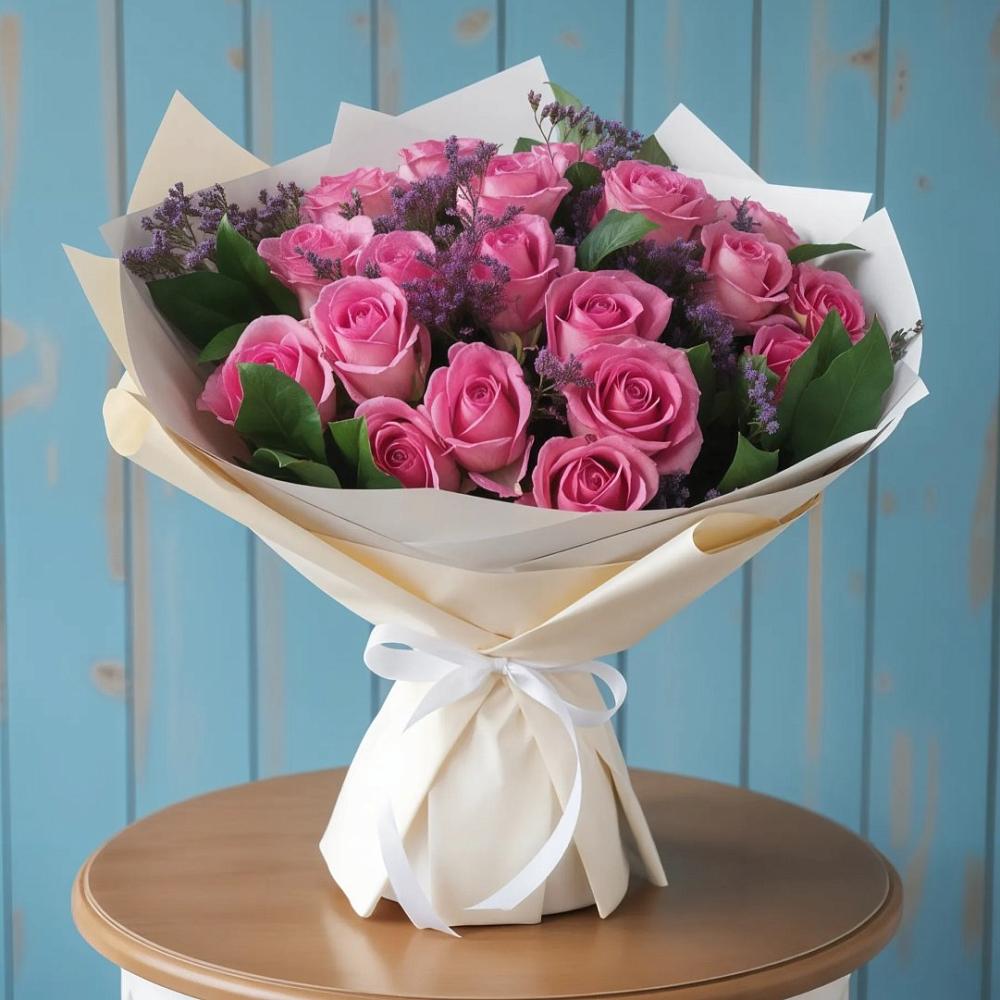 Букет цветов из: Розы в Рудничном Кемеровской области