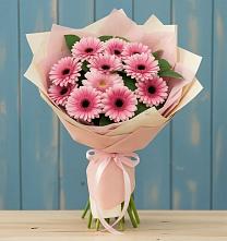 Букет цветов из:  Герберы в Рудничном Кемеровской области