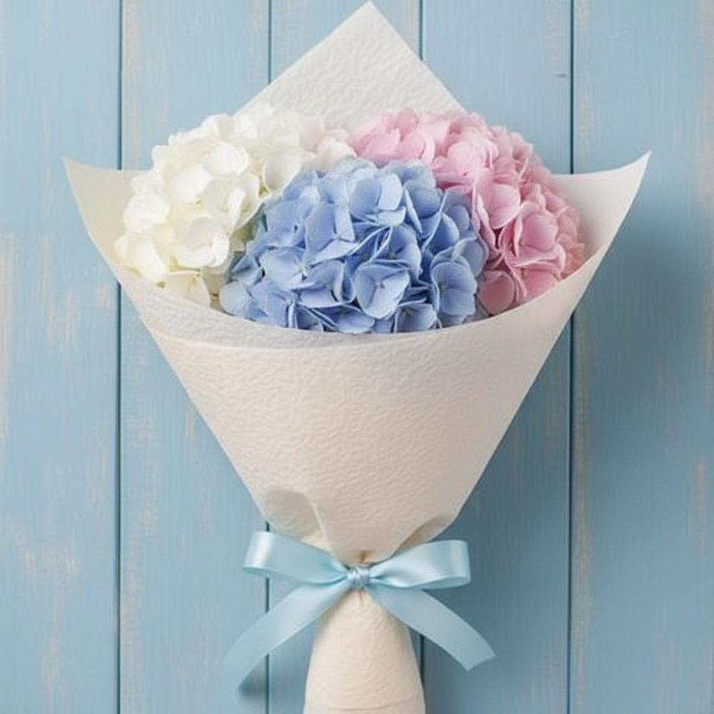 Букет цветов из: Гортензия в Рудничном Кемеровской области