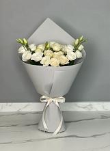 Букет цветов из:  Розы и Лизиантусы #REPLACE_PRED# Рудничном Кемеровской области